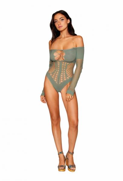 Long Sleeve Teddy Sage O/s Sex Toy Product