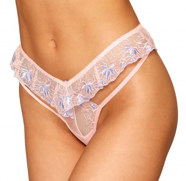 Floral Flutter G-string Rose Quartz L/xl Sex Toy Product