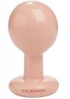 Round Butt Plug Medium White