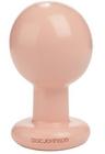 Round Butt Plug Large White