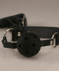 Breathable Ball Gag W/Black Collar