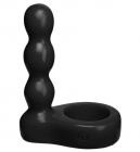 The Double Dip 2 Silicone Dual Penetration C Ring Black Sex Toy Product