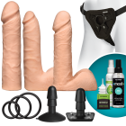 Vac-U-Lock Dual Density Ultraskyn Vanilla Beige Set Sex Toy Product