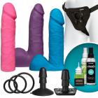 Vac-U-Lock Dual Density Ultraskyn Colors Set Sex Toy Product