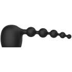 Kink Silicone Wand Attachment Anal Beads Black Sex Toy Product