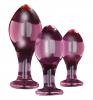 Edonista Kyla 3 Pc Glass Anal Plug Kit Sex Toy Product Image 3