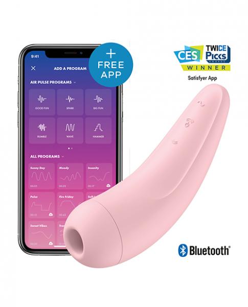 Satisfyer Curvy 2+ Pink W/ App (net) Sex Toy Product