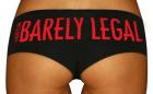 Barely Legal Booty Short Red S/M