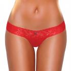 Vibrating Panties Vibe Pocket Red S/M Sex Toy Product