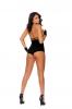 Opaque Boobless Romper W/ Matching Gloves O/s Black Sex Toy Product Image 1