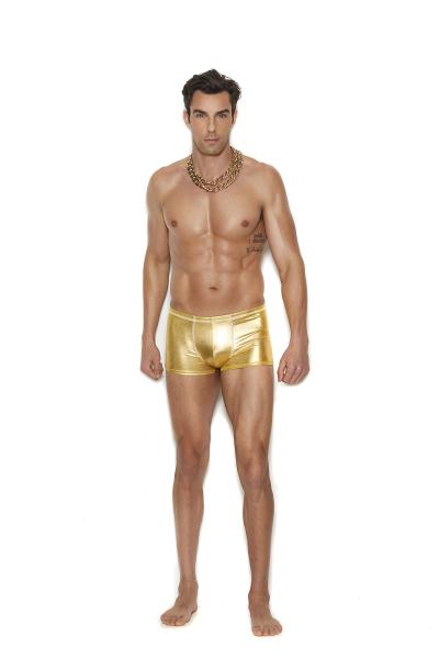 Gold Lame Boxer Brief L/xl Sex Toy Product