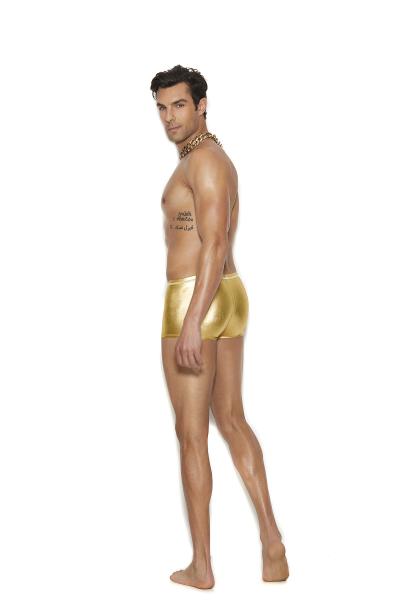 Gold Lame Boxer Brief L/xl Sex Toy Product