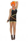 Vivace Mini Dress W/neon Stripe Sex Toy Product