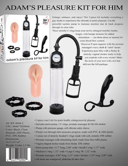 Adam & Eve Adams Pleasure Kit For Him Sex Toy Product