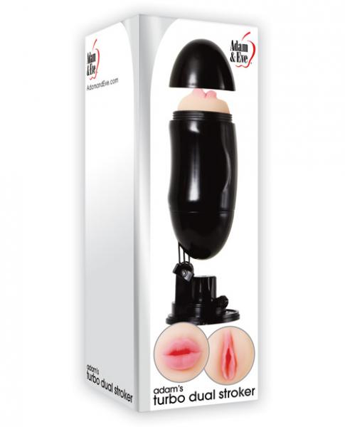 Adam's Turbo Dual Stroker Mouth, Vagina Beige Sex Toy Product