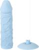 Silicone Strap On Dildo System Blue O/S Sex Toy Product Image 3