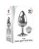 Adam & Eve Clear Gem Anal Plug Large Sex Toy Product Image 3