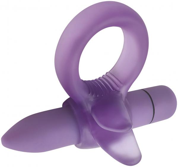 Adam & Eve's Vibrating Clitoral Tongue Ring Sex Toy Product