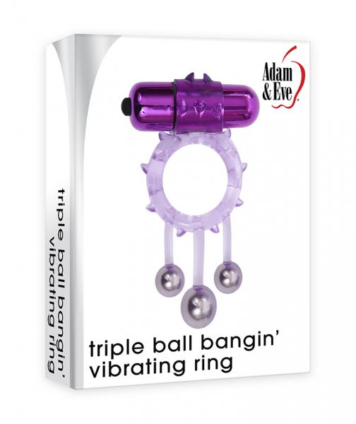 Triple Ball Bangin' Vibrating Ring Sex Toy Product