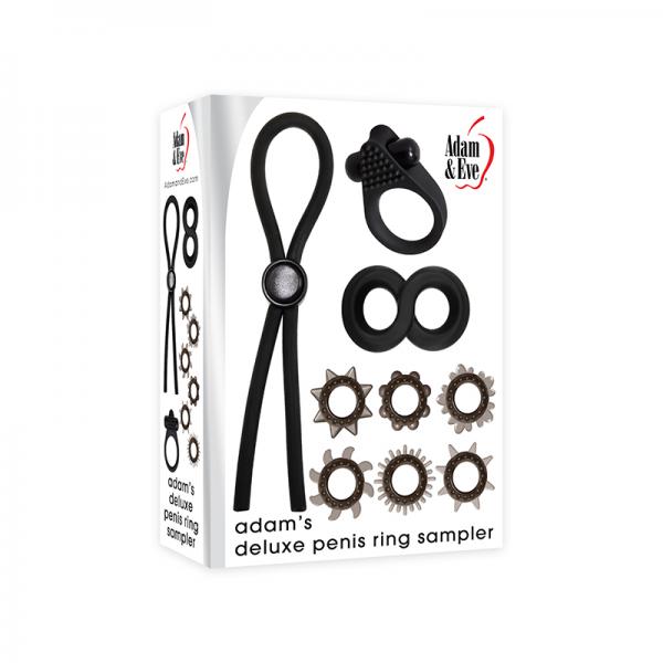 Adam & Eve Adams Deluxe Penis Ring Sampler Sex Toy Product