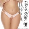 Barely Bare Double Strap Open Panty Peach Q/s Sex Toy Product Image 3