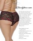 Barely Bare Open Lace Boy Shorts Q/s Sex Toy Product