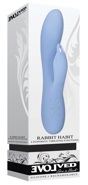 Rabbit Habit Blue Vibrator Sex Toy Product