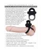 Bell Ringer Black Vibrating Cock Ring & Ball Strap Sex Toy Product Image 3
