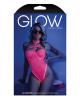 Glow All Nighter Harness Bodysuit Neon Pink M/l Sex Toy Product Image 3