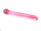 Dildo Boro Glass Sleek Wand Pink