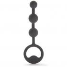 Carnal Bliss Silicone Pleasure Beads - Black Sex Toy Product