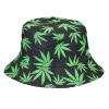 Black Bucket Hat W/ Green Leaves Sex Toy Product Image 1