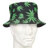Black Bucket Hat W/ Green Leaves Sex Toy Product Image 2