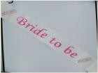 Bride 2B Flash Sash Pink