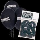 Bachelorette Black Balloons