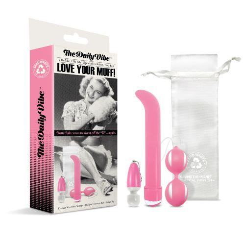 The Daily Vibe Special Edition Toy Kit Love Your Muff Sex Toy Product