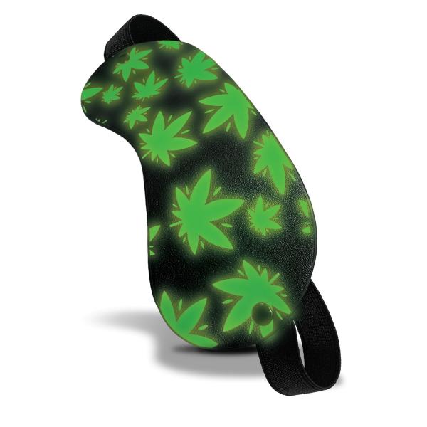 Stoner Vibe Chronic Collection Glow In The Dark Blindfold Sex Toy Product