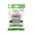 CBD Edibles Sweet, Relaxing 200mg Froggies 4 Piece Sex Toy Product