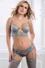 3pc Bralette Cheekini And Stocking Set Platinum O/s Sex Toy Product Image 1