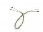 H2H Nipple Clamps Tweezer with Chain Chrome Sex Toy Product