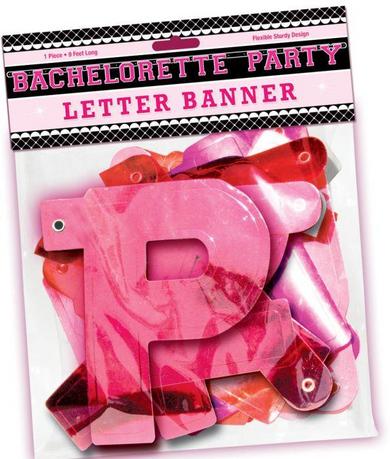 Bachelorette Party Letter Banner Sex Toy Product