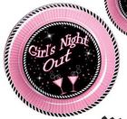 Girls Night Out Party Plate 10in
