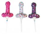 Bachelorette Foil Balloon On A Stick 3Pk
