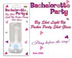 Bacelorette Cock Shot Glass W/String
