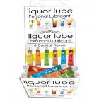 Liquor Lube 10ml Resealable Tubs 6 Asst Flavors 72pc Dsp Sex Toy Product