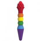 Rainbow Dildo Knob Job Sex Toy Product