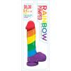 Rainbow Pumped Realistic Dildo 9.4 inches Sex Toy Product Image 2