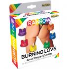 Burning Love Anus Candles Asst Colors & Scents Sex Toy Product
