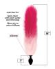 Foxy Tail Silicone Butt Plug Pink Sex Toy Product Image 2