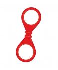 The Nines S Cuffs Red Silicone Handcuffs Sex Toy Product
